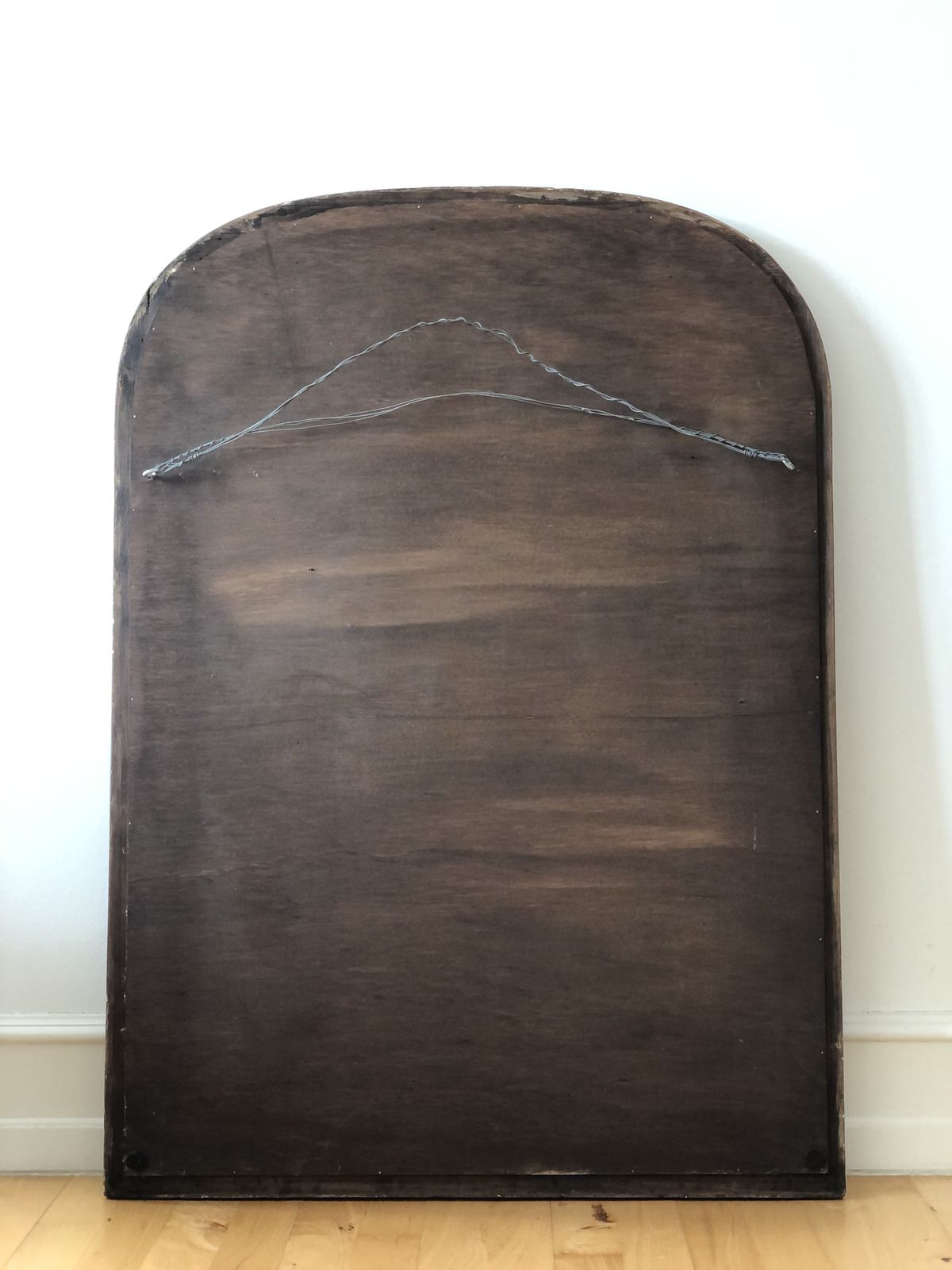 photo for sale Large Antique French Louis Philippe Giltwood Mirror – Late 19th Century