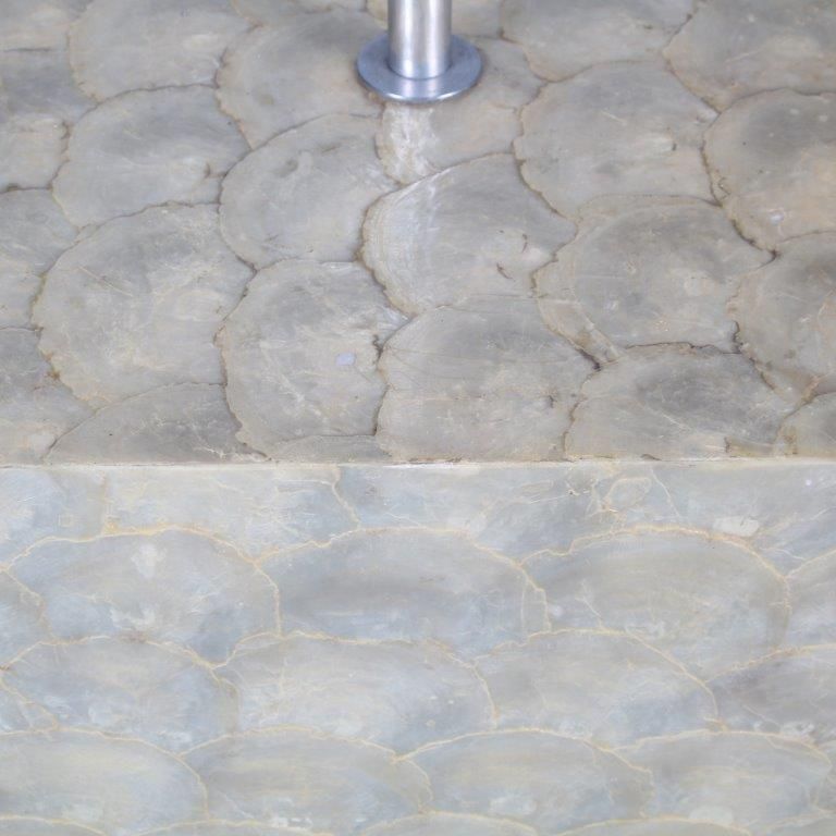 photo furniture 1960s “Mother Of Pearl” Floor Lamp By Rausch, Germany 1960