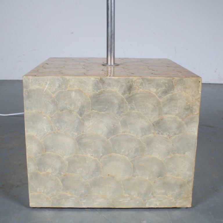 photo for sale 1960s “Mother Of Pearl” Floor Lamp By Rausch, Germany 1960