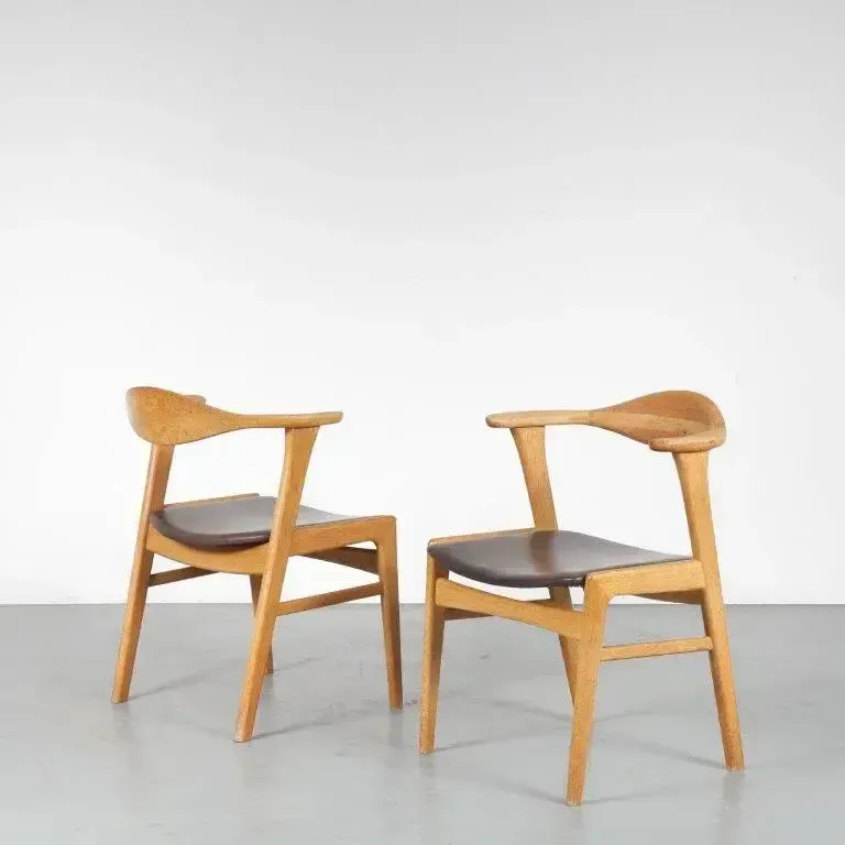 829.0 Dining / Side Chair By Erik Kirkegaard For Hong Stolefabrik, Denmark 1950 photo