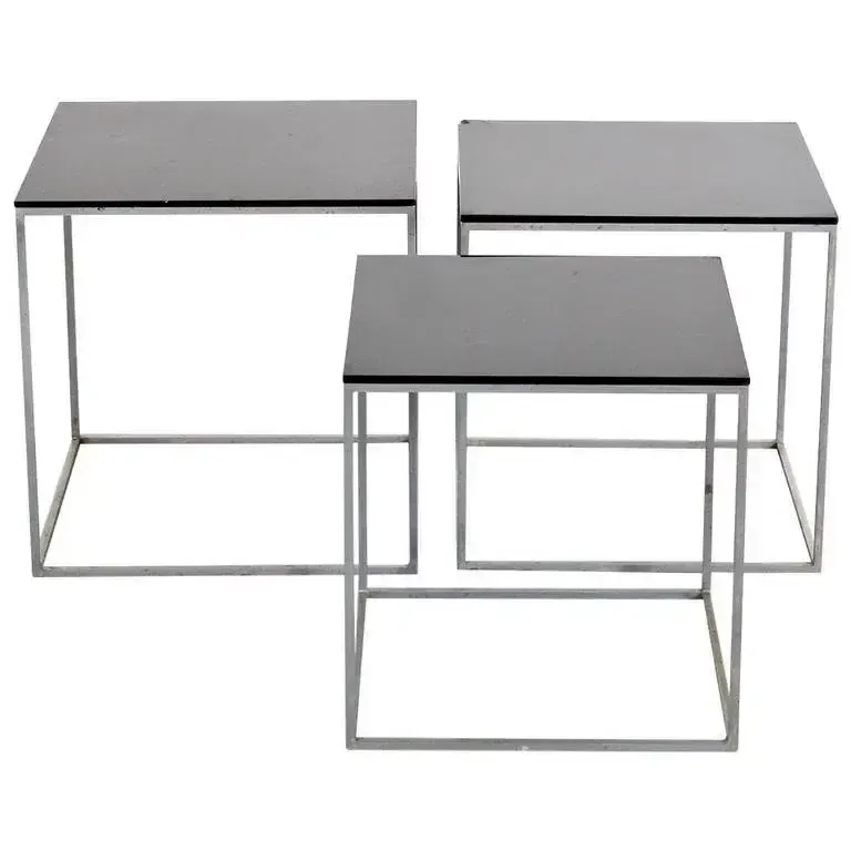 Poul Kjaerholm Pk71 Nesting Tables For E. Kold Christensen, Denmark 1960