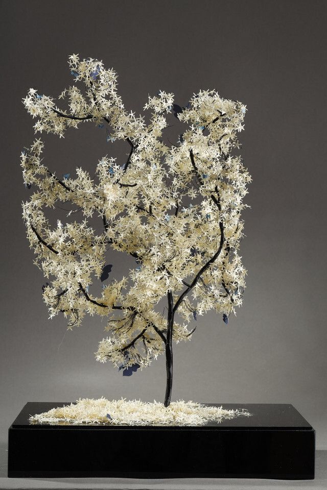 Metal And Paper Creation By Lebanese Artist Nayla Tabet, The Butterfly Tree photo for sale