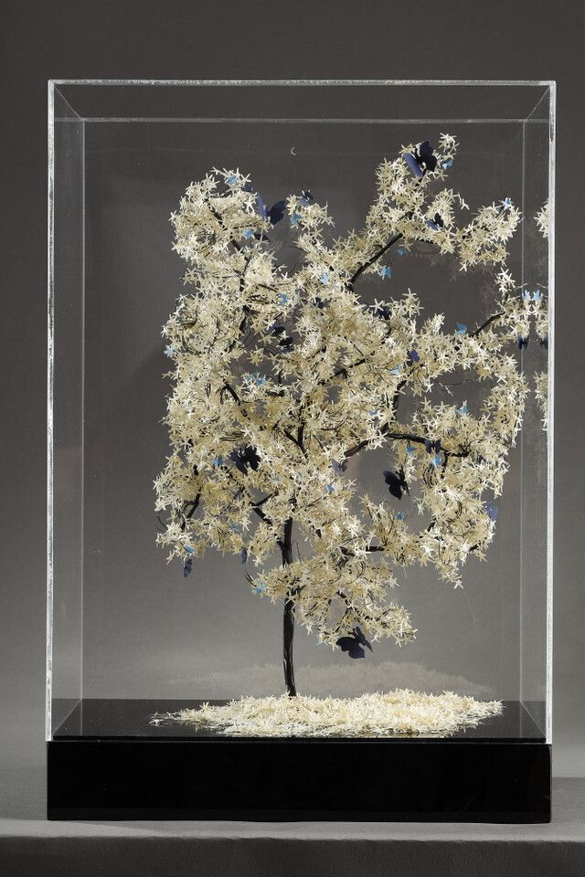 Metal And Paper Creation By Lebanese Artist Nayla Tabet, The Butterfly Tree photo buy