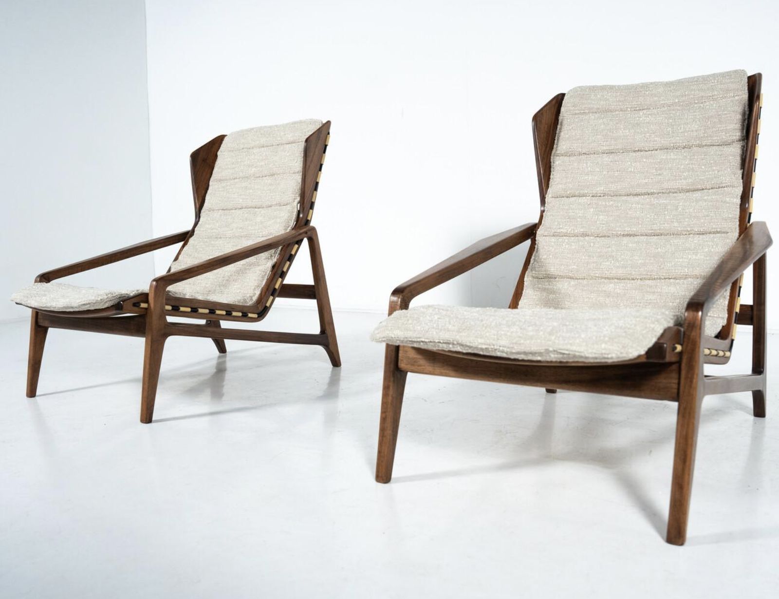 photo vinterior Pair Of Armchairs Mod 811 By Gio Ponti For Cassina, 1957