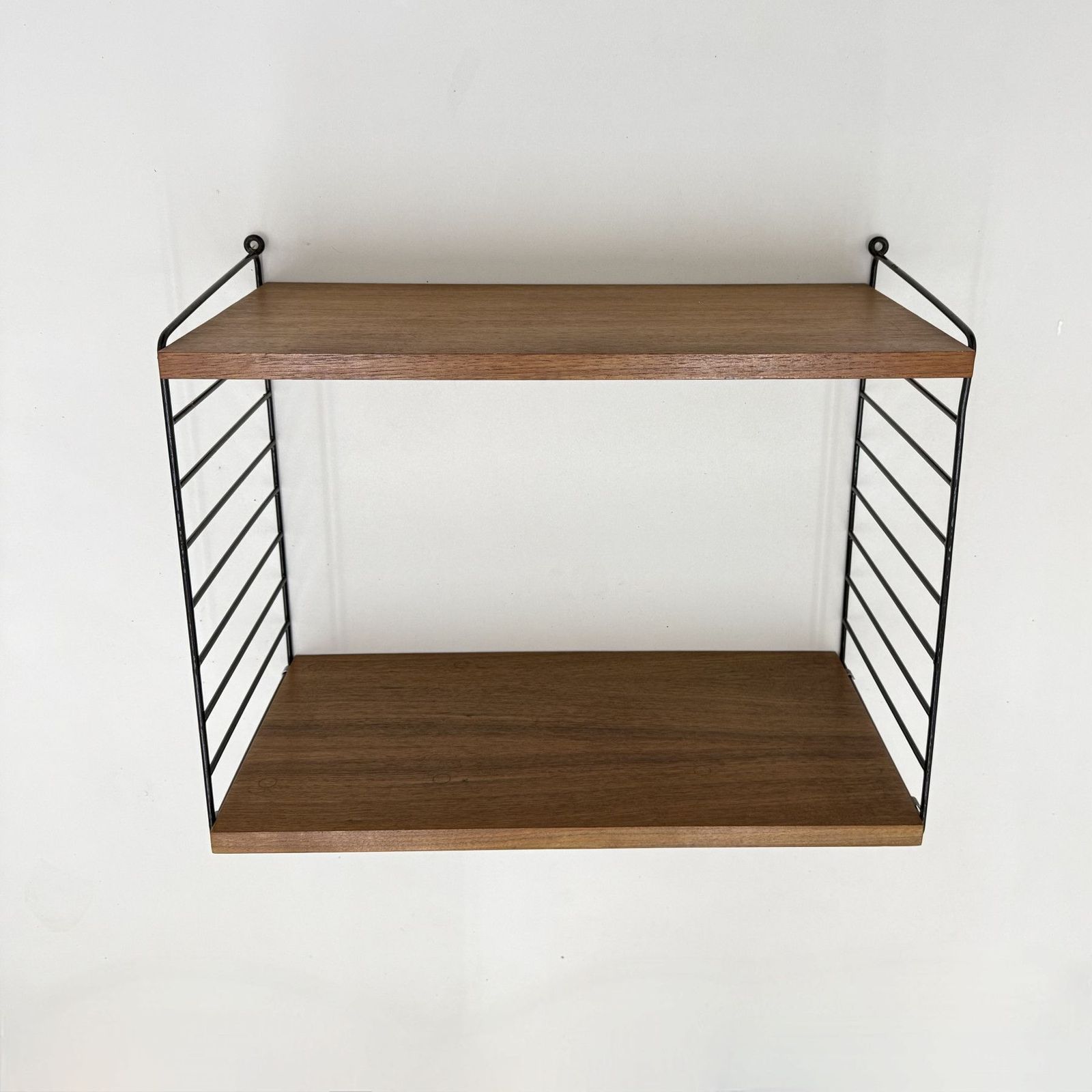 Mid Century Nisse Strinning String Design Teakhouten Wandmeubel, Ca. Jaren 1960 photo furniture