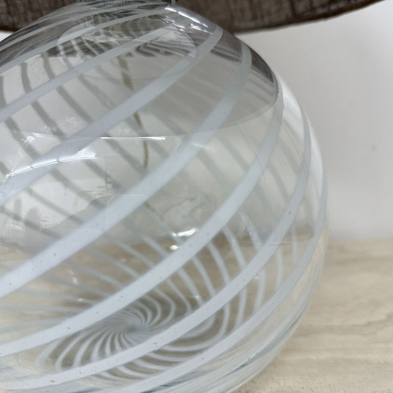Mid Century Design Holmegaard Swirl Lamp, Jaren 1970, Denemarken photo 387.0