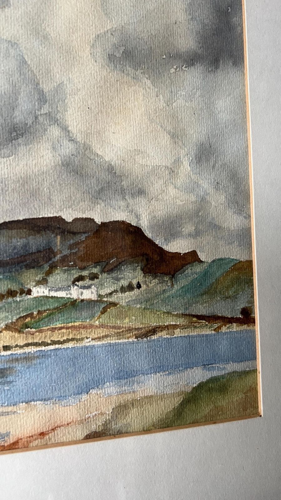 Early 1900s Framed Watercolour Landscape Painting photo 159.0