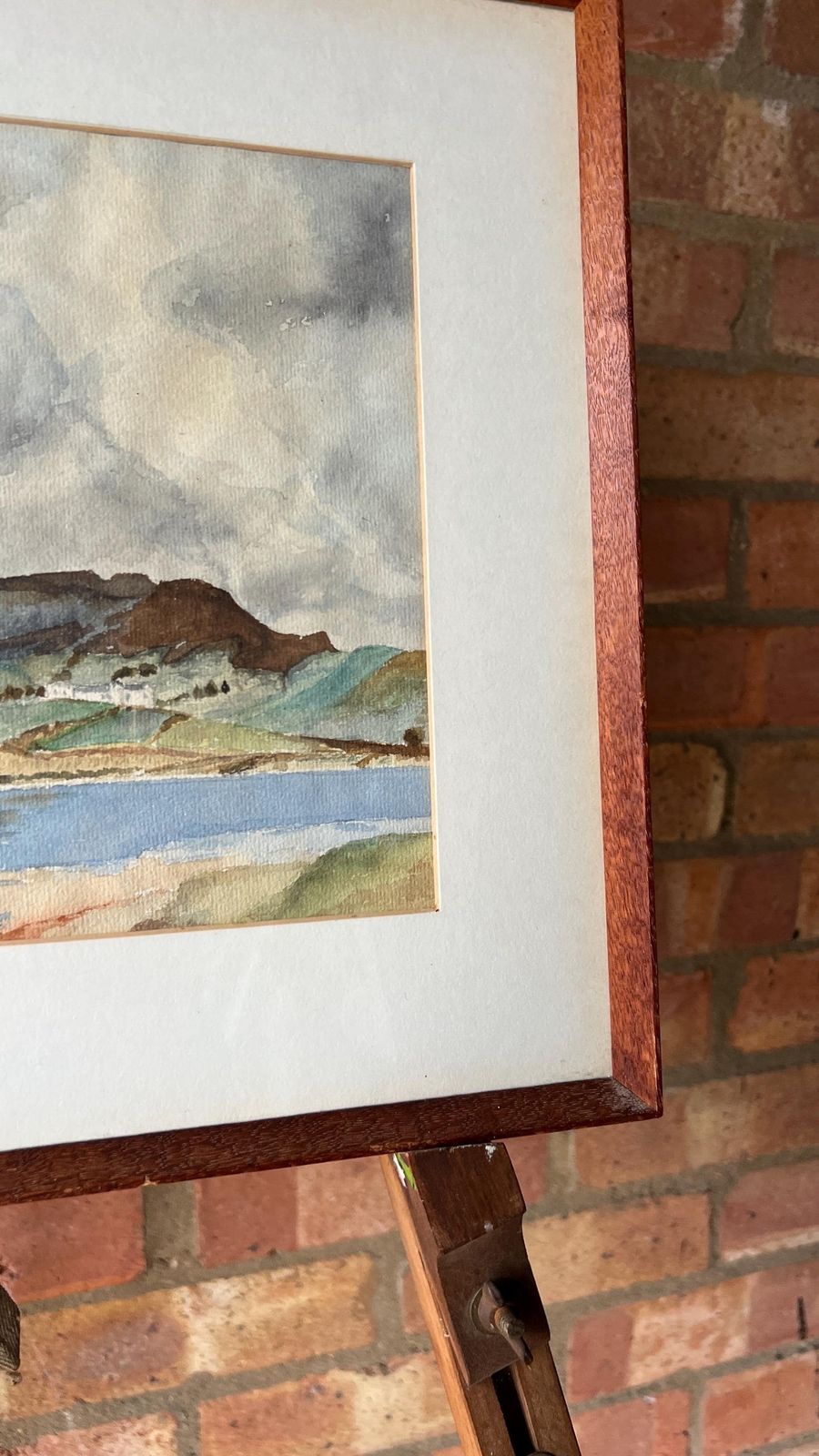 Early 1900s Framed Watercolour Landscape Painting photo buy
