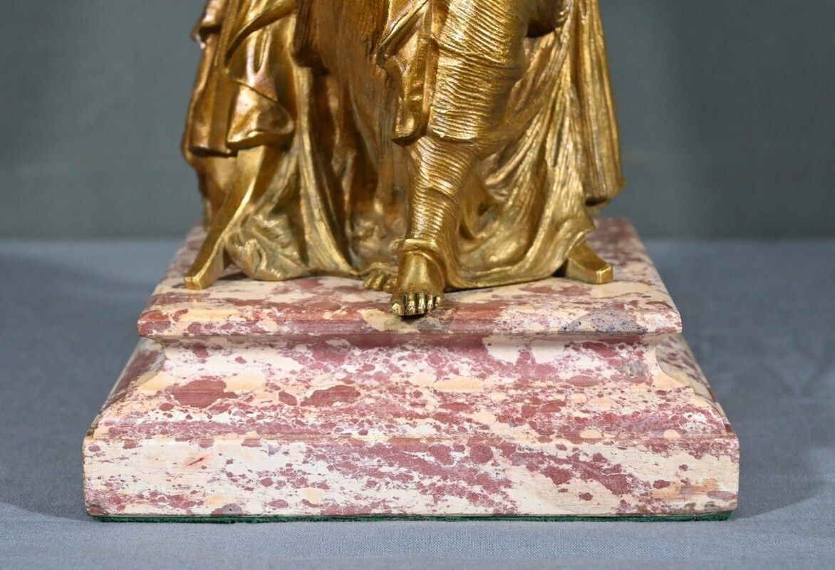 950.0 Bronze With Golden Patina “La Couture” – Early 20th Century photo
