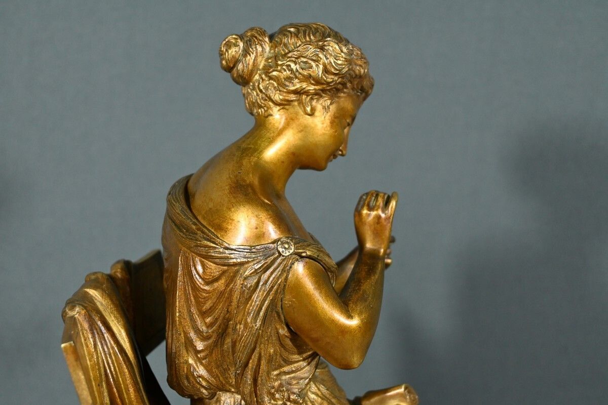 photo buy Bronze With Golden Patina “La Couture” – Early 20th Century