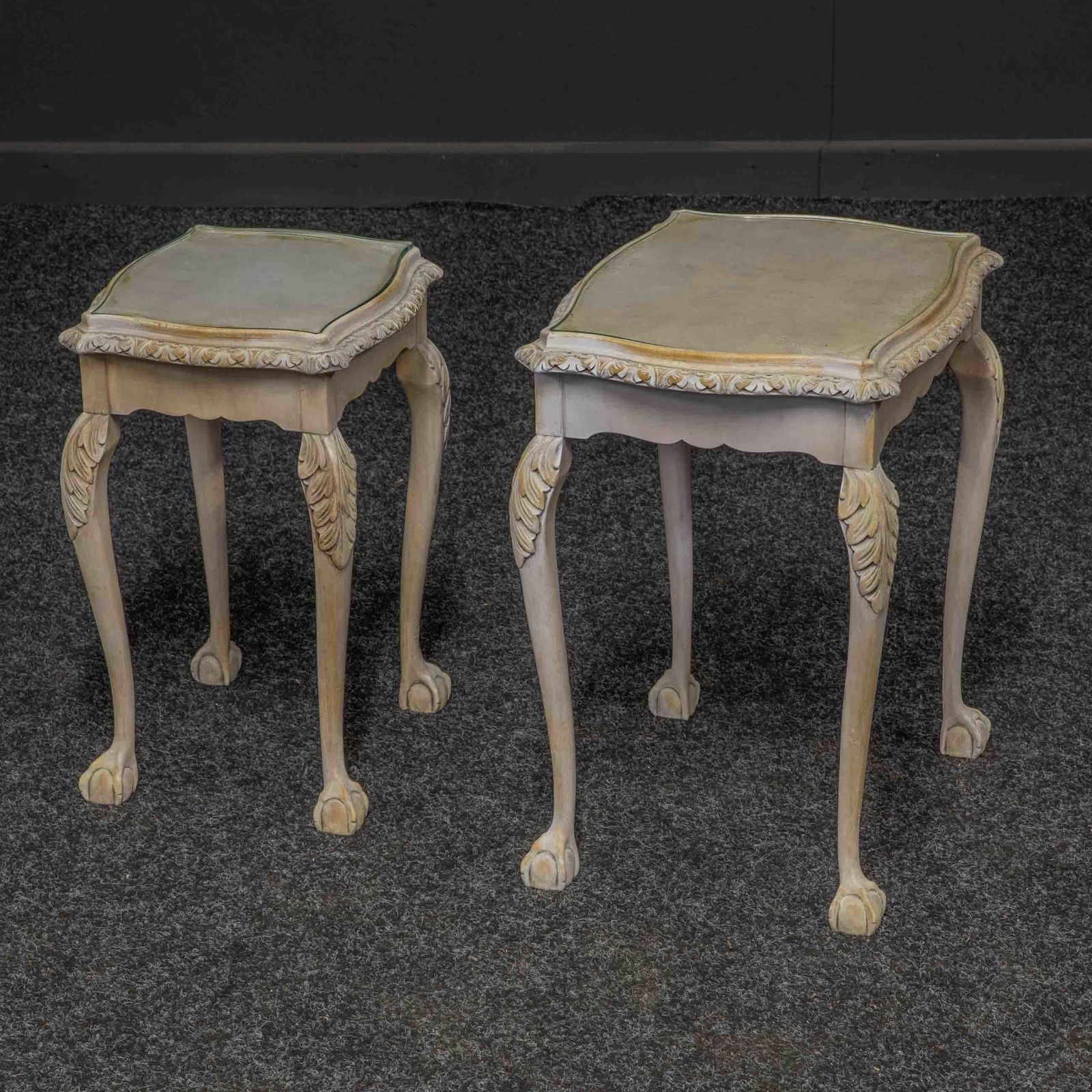 Set Of Two Nest Of Tables, 1930s, Antique photo Furniture