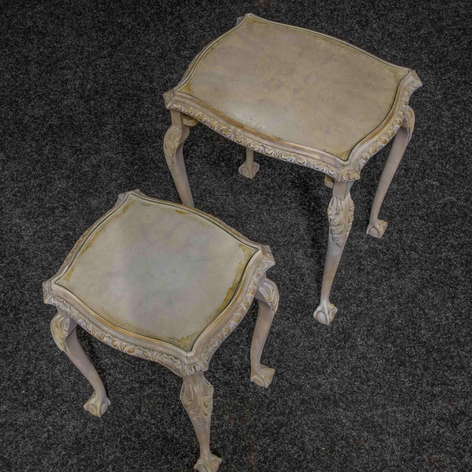 Set Of Two Nest Of Tables, 1930s, Antique photo 445.0