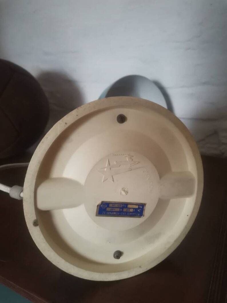 White & Blue Adjustable Lamp From Vintage Retro Lighting, Spotlight Rare. Quality Design Well Made Works Perfectly Mid Century Modern photo buy