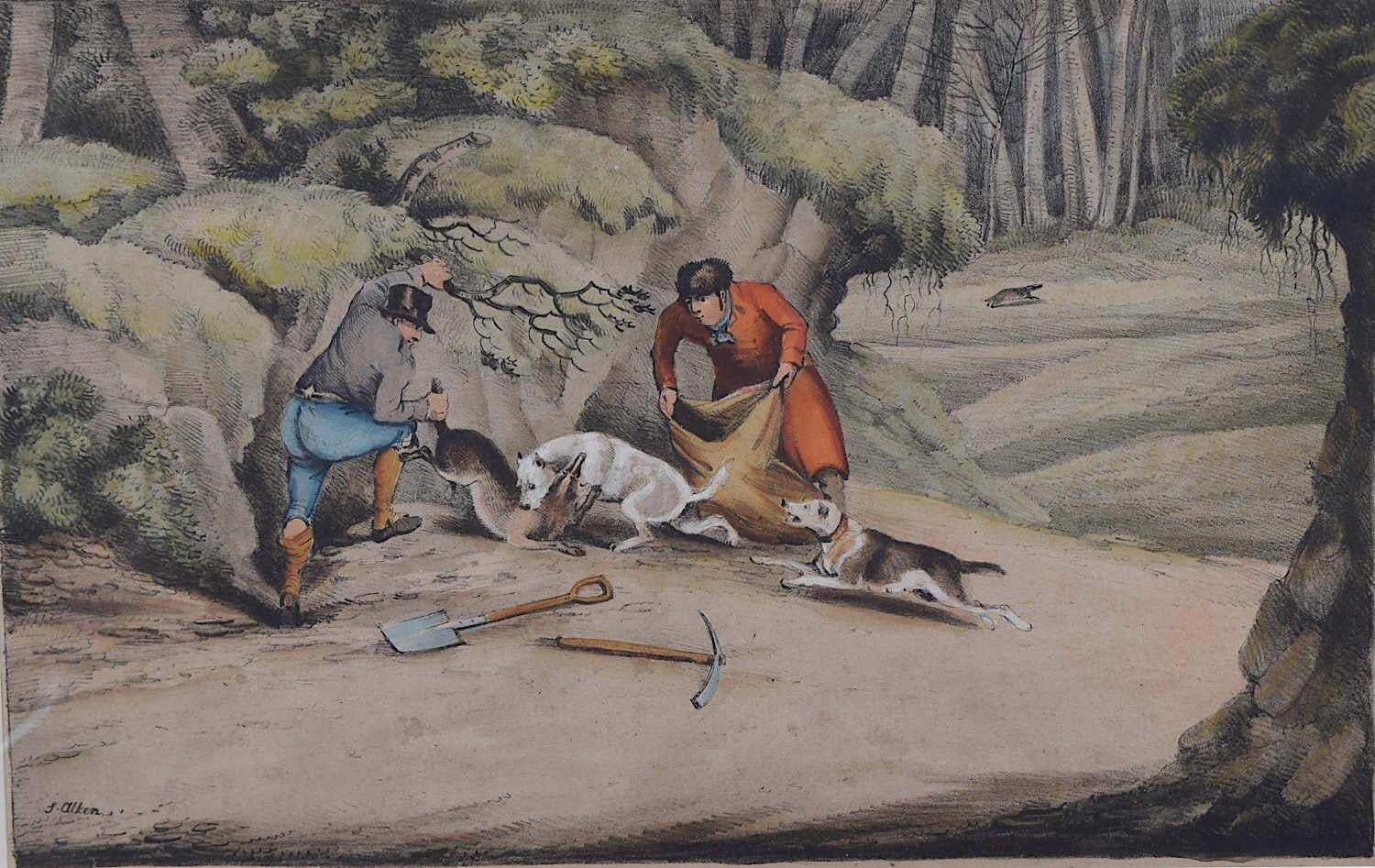 Delineations Of British Field Sports, Lithograph Series By Samuel Alken1822 photo vinterior