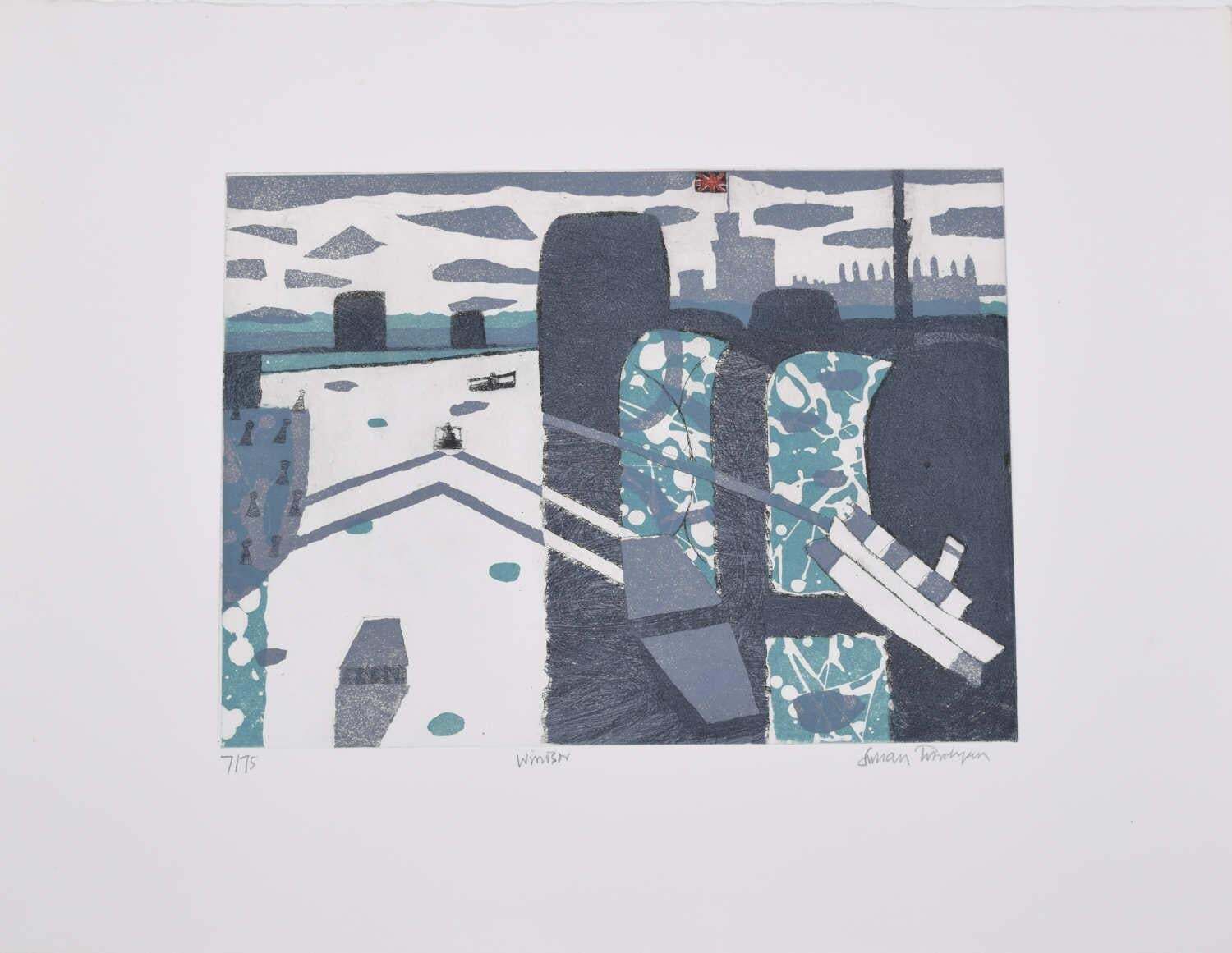 Windsor, Etching And Aquatint By Julian Trevelyan