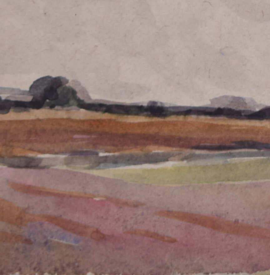 Landscape Watercolour By George Bissill photo furniture
