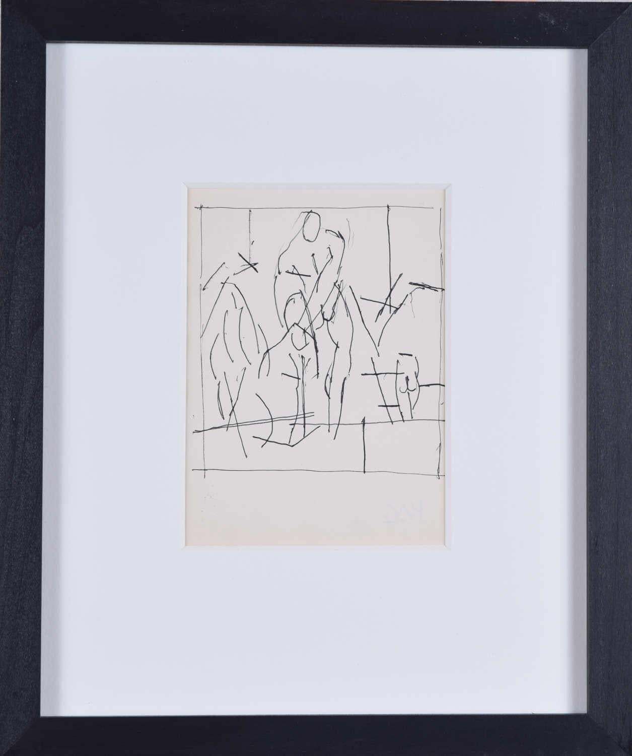 Male Nudes II, Sketch By Keith Vaughan