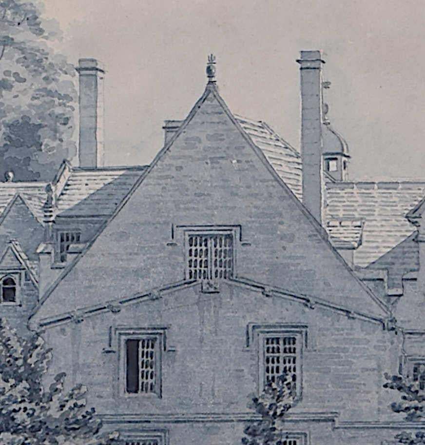 St John's College, Oxford, Engraving By Michael Angelo Rooker C.1779 photo for sale
