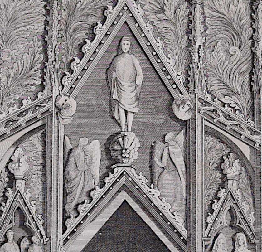 The Holy Sepulchre At Heckington In Lincoln, Engraving By James Basire 1795 photo furniture