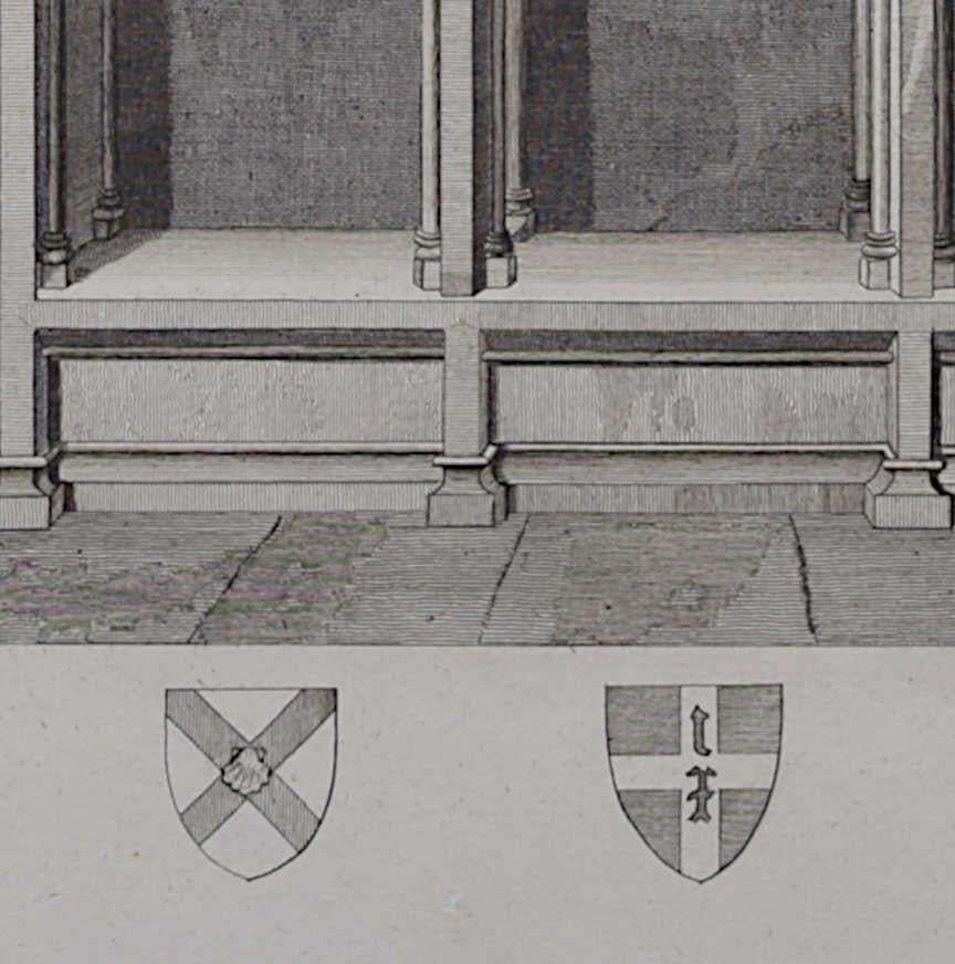 Tiltey Church, Essex & Rochester Cathedral, Engraving By James Basire 1790 photo 346.0
