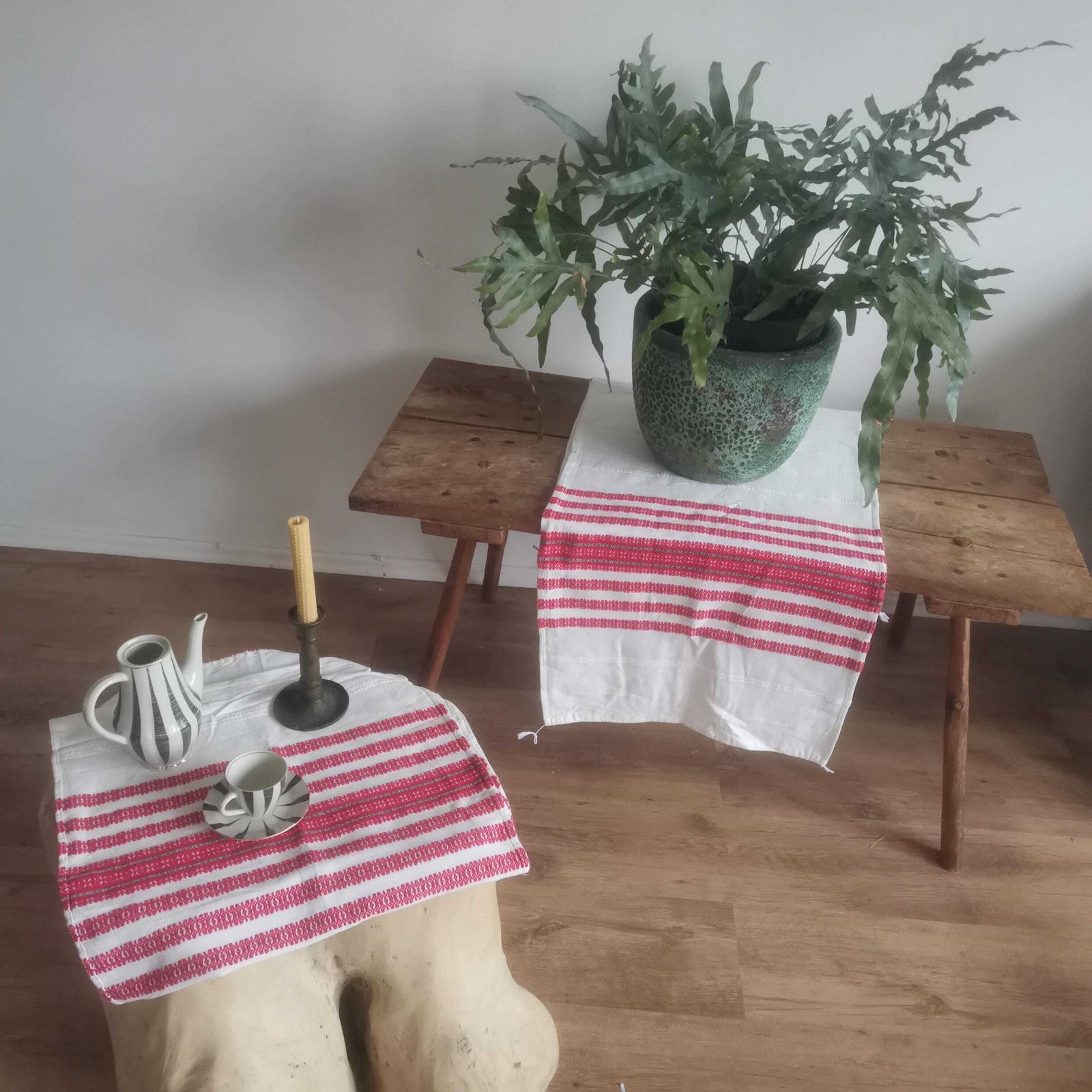 Huge Linen Folk Art Hand Made Wall Covers With Traditional Sárköz Weaving Motifs. Antique Natural Organic Cloth, Material, Kitchen Farmhous photo furniture