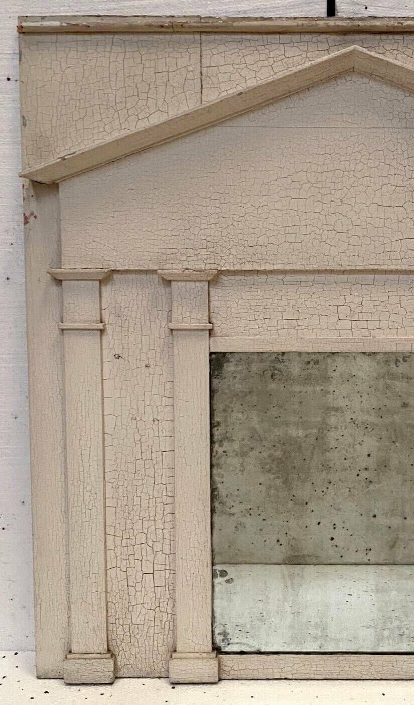 Empire Wooden Mirror With Crackle Patina 19th Century photo Home Decor