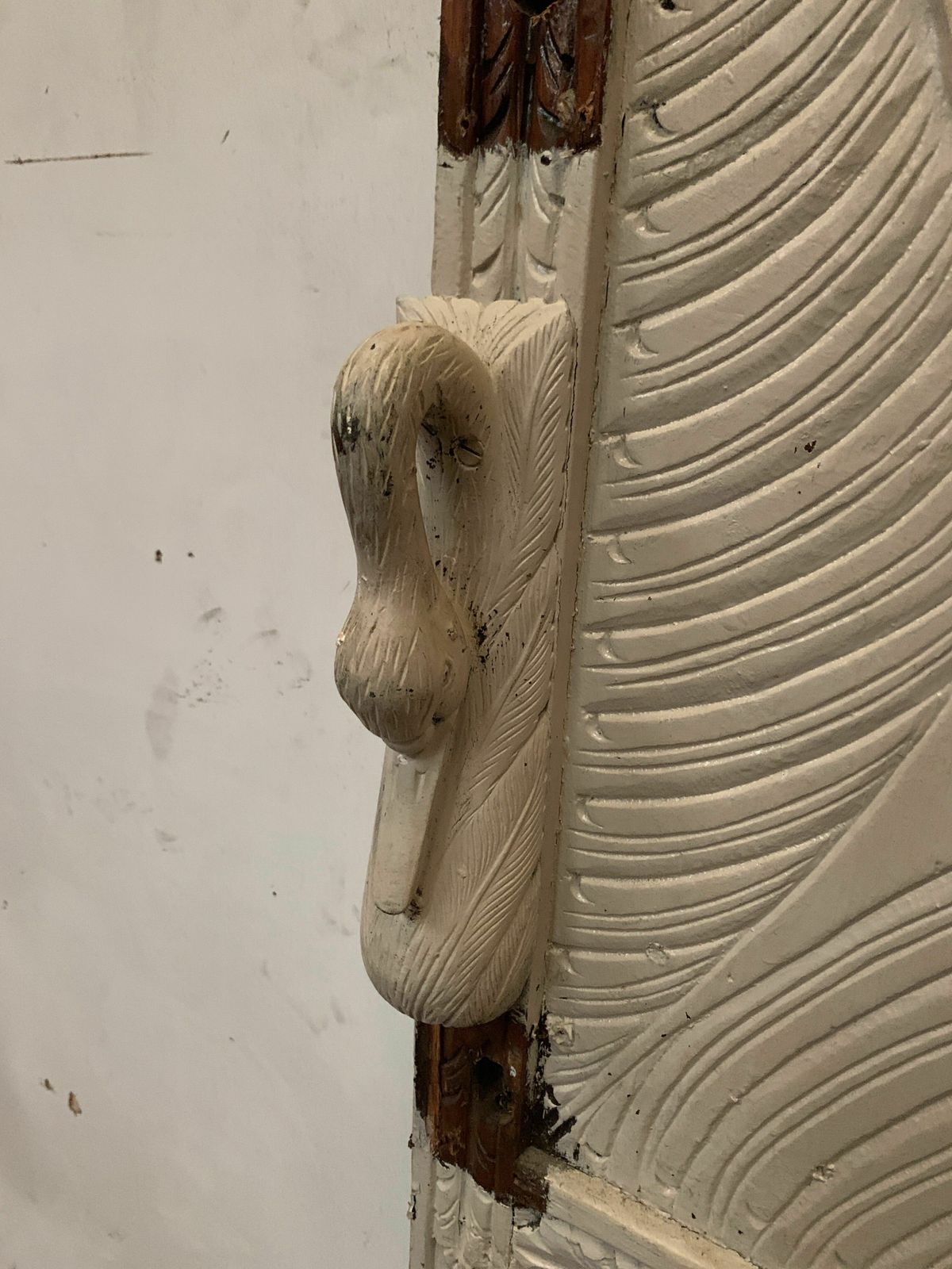 Sculpted Passage Door Decorated With 20th Century Oak Rosettes photo 1731.15