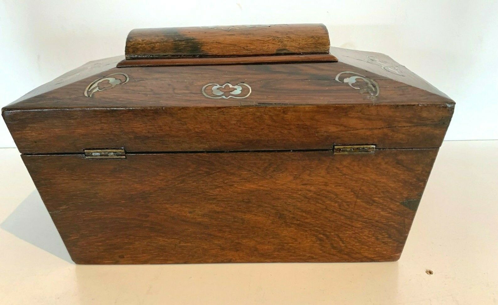 Rosewood Box With Boulle Napoléon III Mother Of Pearl Inlay photo buy