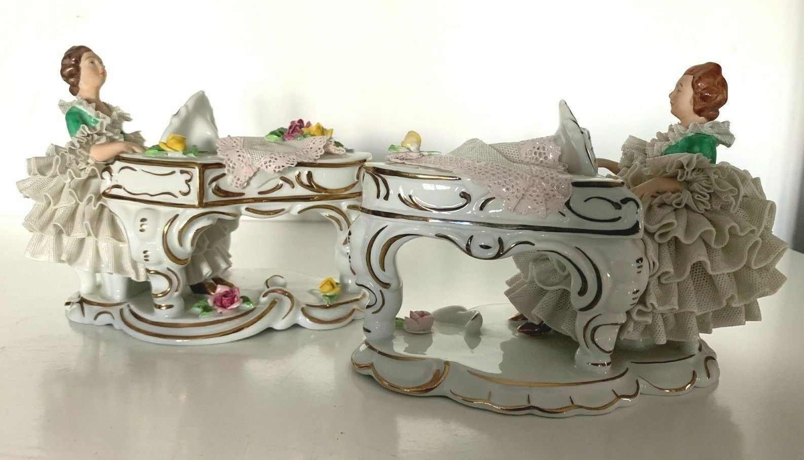 Polychrome Porcelain Group German Porcelain Dresden Saxes Sèvres Limoge