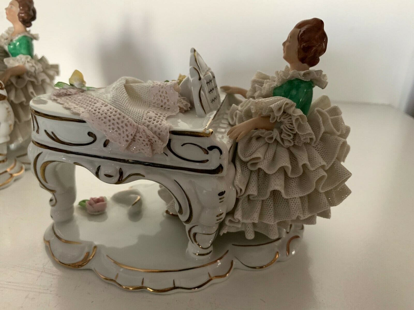 Polychrome Porcelain Group German Porcelain Dresden Saxes Sèvres Limoge photo buy