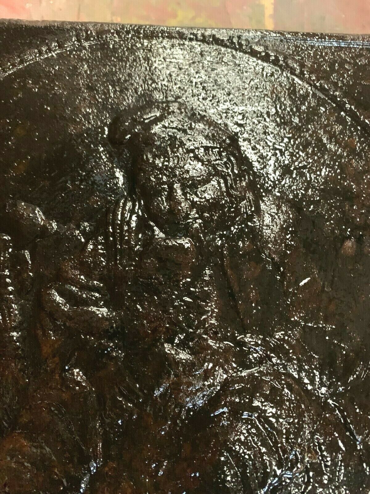 19th Century Cast Iron Fireplace Plate photo vinterior