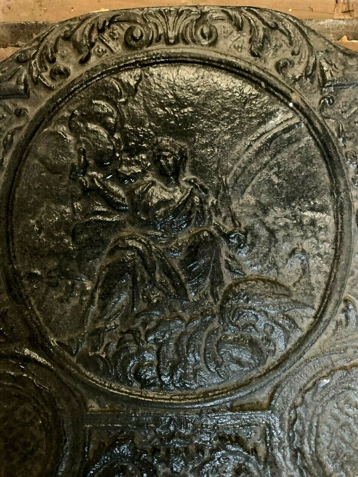 20th Century Cast Iron Fireplace Base Plate photo for sale