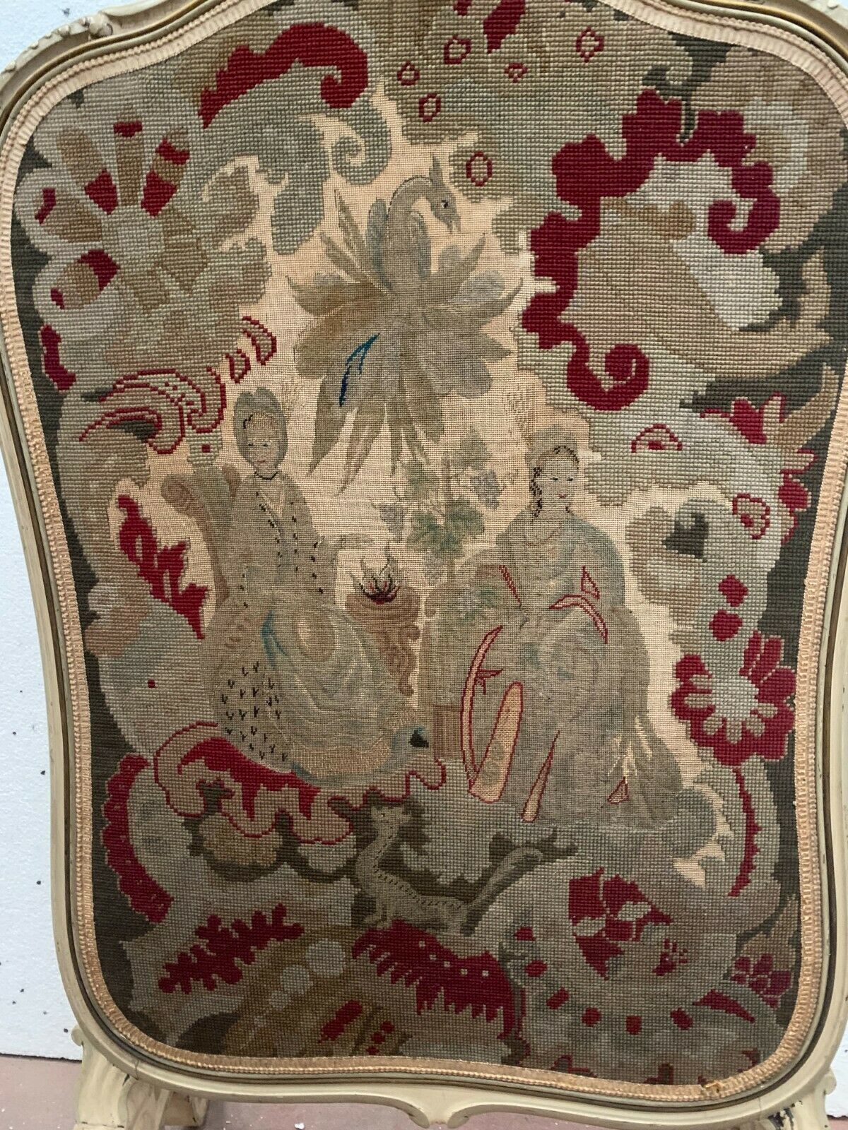 Louis XV Style Lacquered Wood Fireplace Screen photo for sale