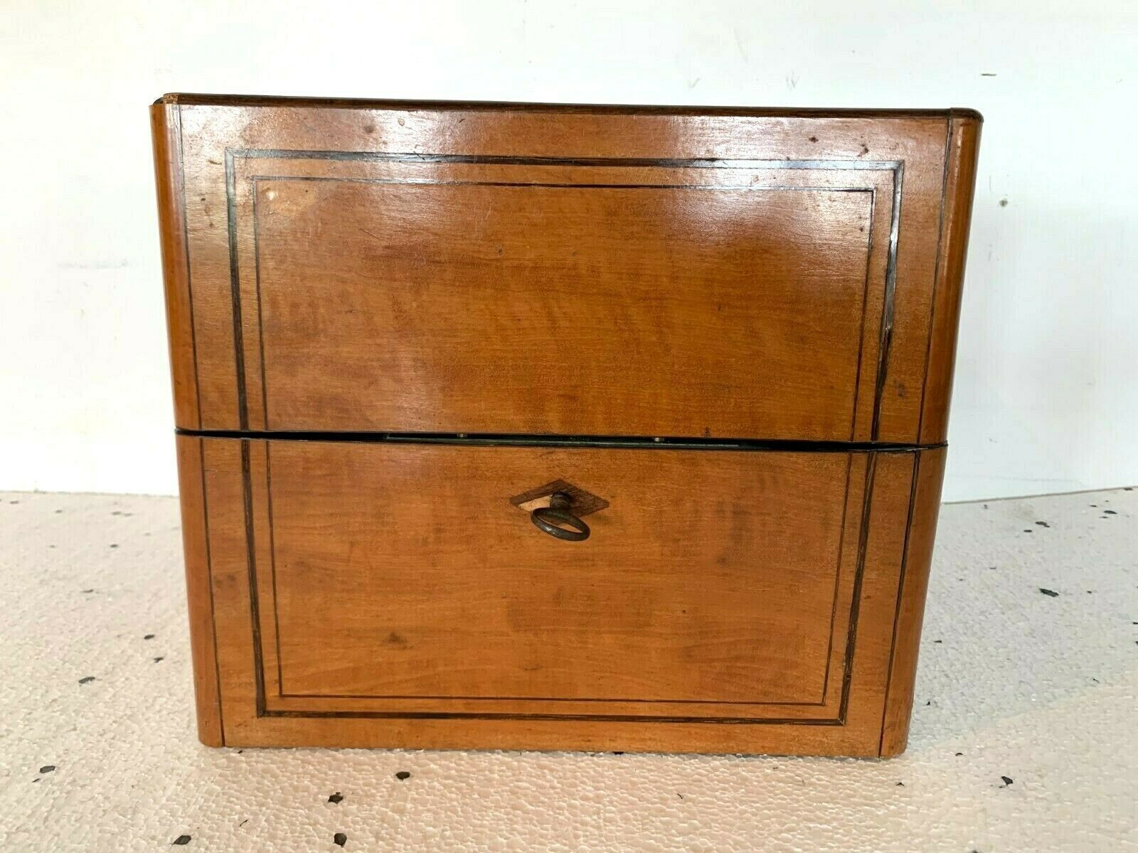 Charles X Style Liquor Cellar In 19th Century Lemon Wood Veneer photo vinterior