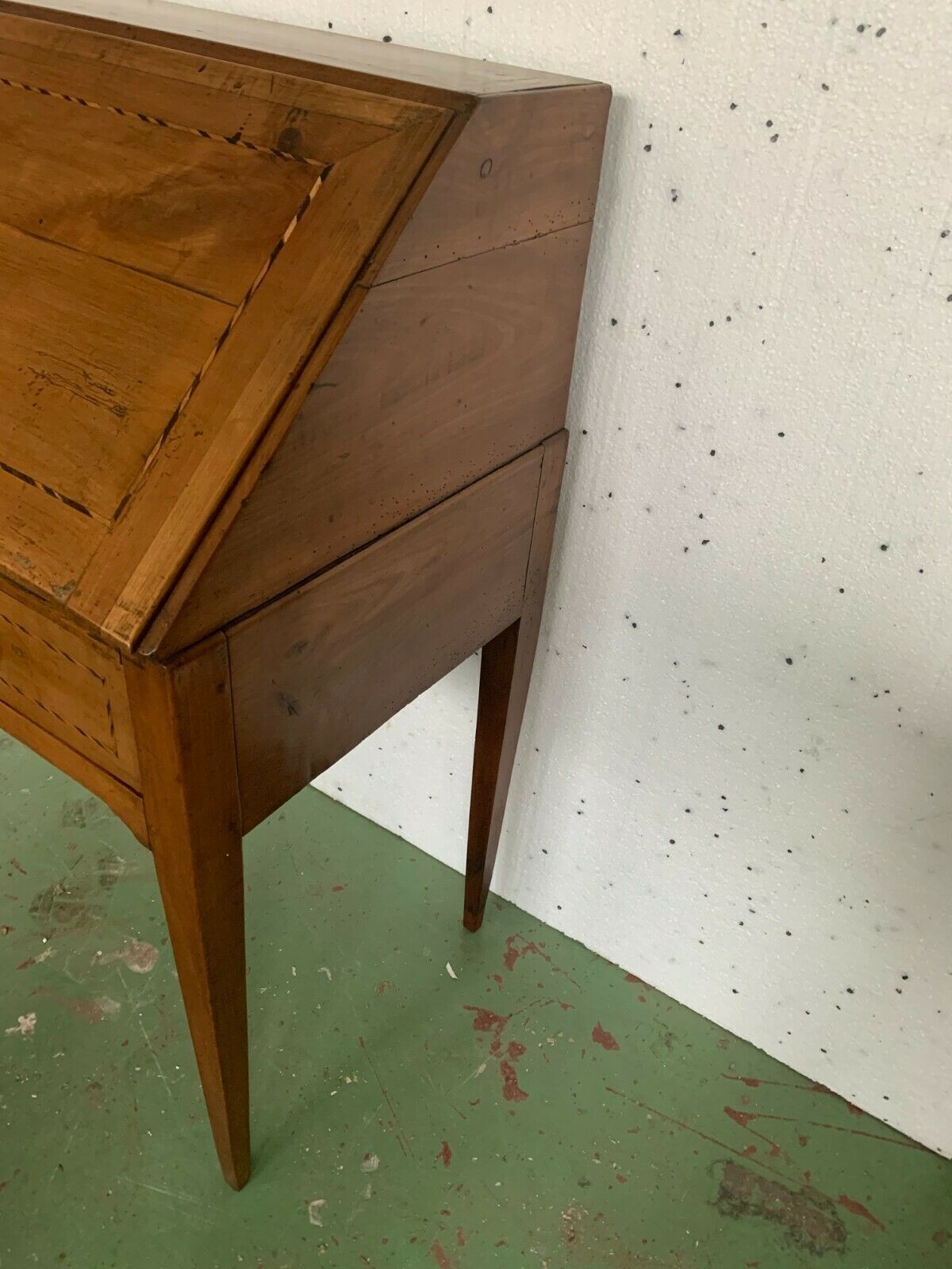 Louis XVI Style Cherry Wood Slope Desk XIX photo vinterior