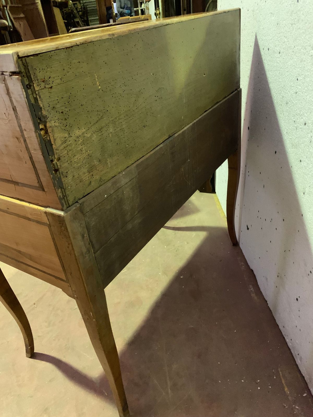 Louis XV Style Slope Office In Solid Cherry XIX Century photo furniture