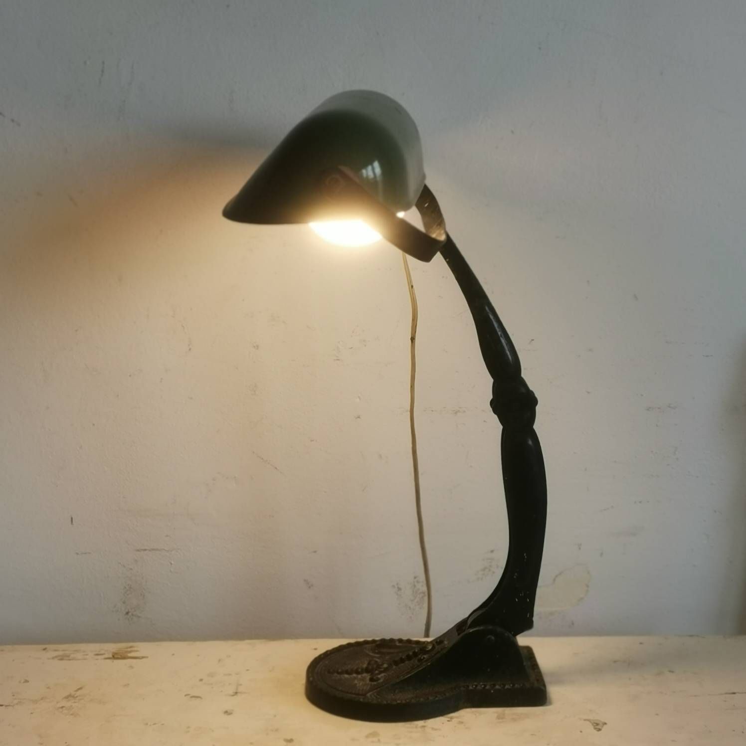 Mid Century Table Desk Lamp, Photo Studio Lighting, Circa 1960's & 70's, Vintage Retro Lamp photo buy