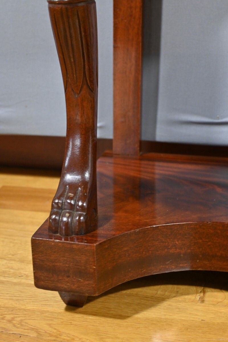 photo buy Mahogany Bedside Table, Empire Style – Mid 20th Century