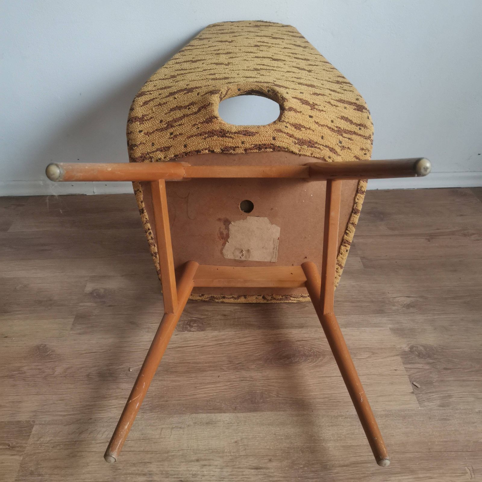photo furniture Original Erica Chair Hungarian Mid Century Modern Dining Chair By Judit Burián Vintage Iconic Seating Retro Linen Fabric Yellow Beech Legs