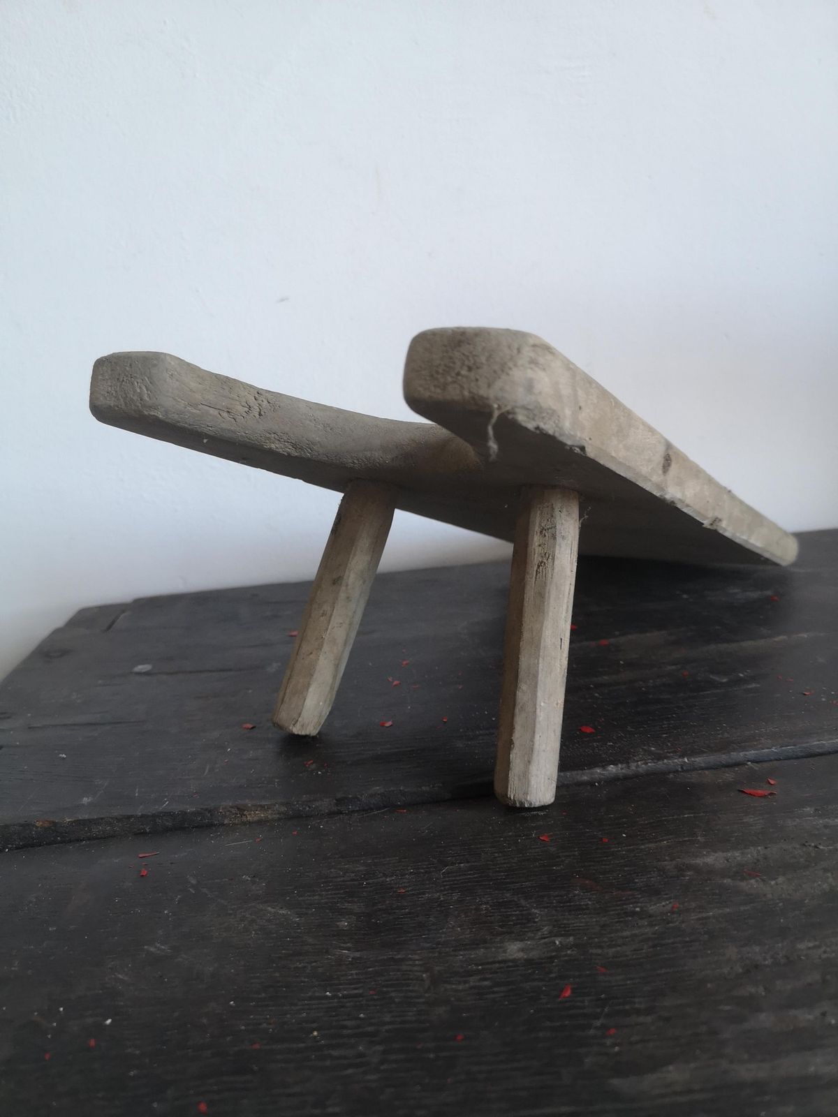 Boot Remover Antique Hungarian Wooden Tool For Removing Dirty Or Stiff Shoes Wellington Boot Work Boots, Folk Tool photo vinterior