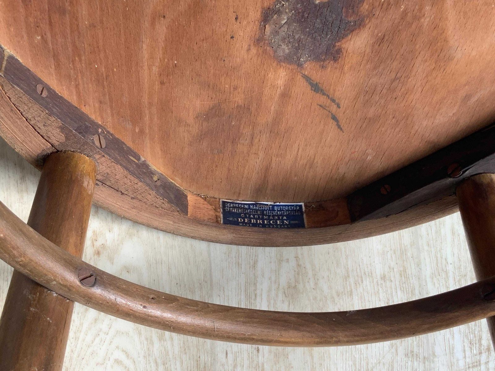 photo furniture Unique Antique Thonet Style Chair:1890s Austrian Elegance | Solid Wood| Reclaimed From Budapest Auction Timeless Art For Your Home Décor