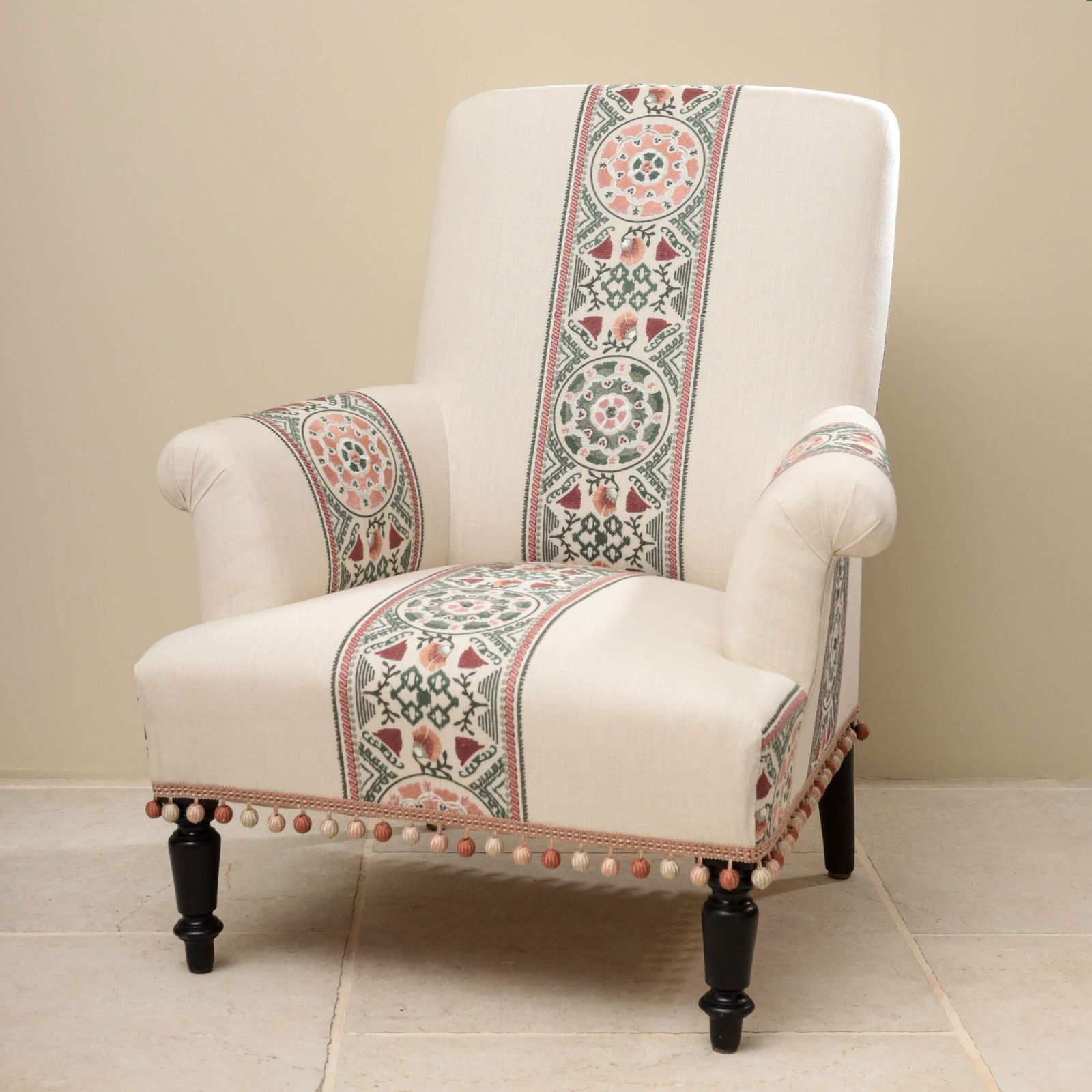 A Classic Antique Square Back French Armchair Dating To Around 1880. photo vinterior