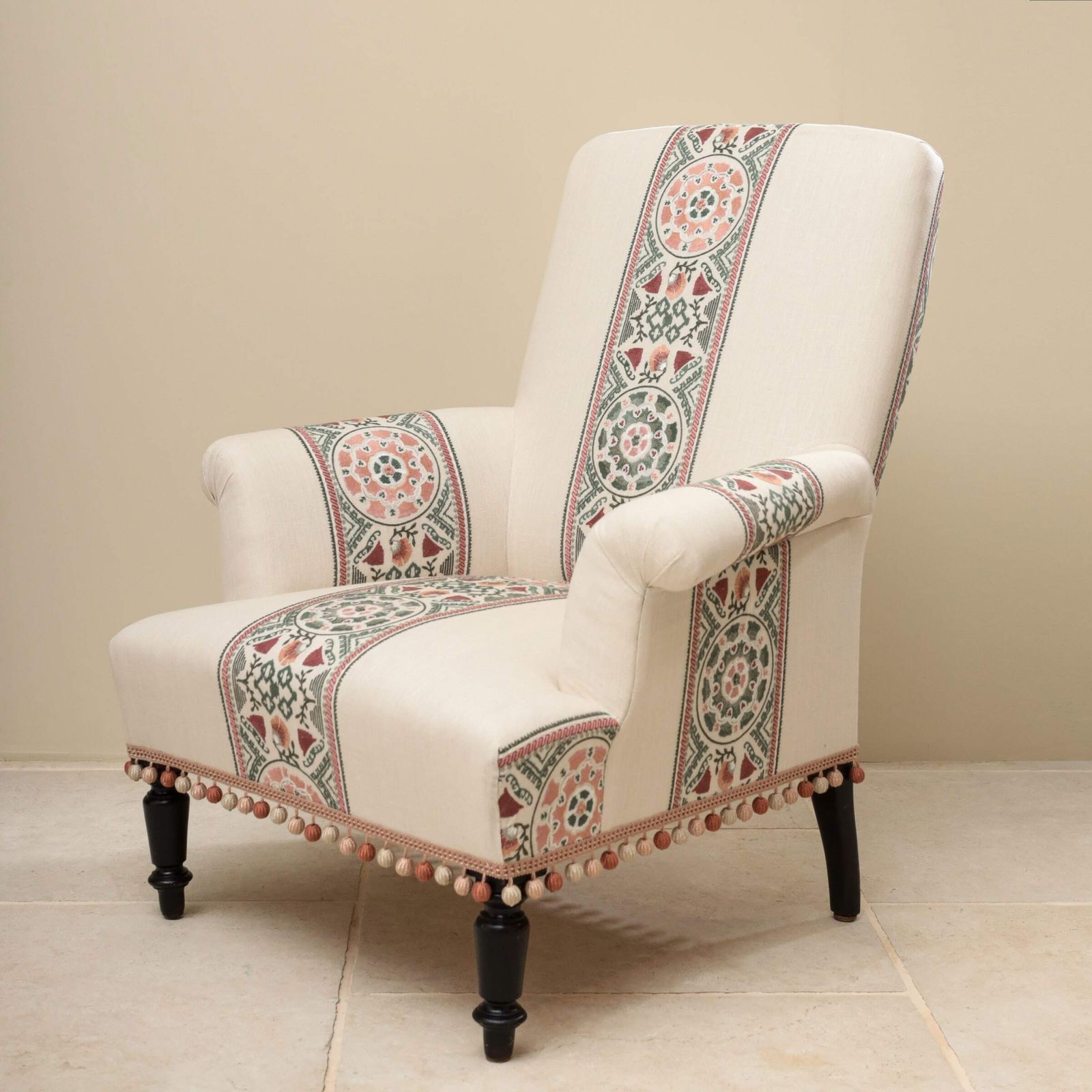 A Classic Antique Square Back French Armchair Dating To Around 1880. photo buy