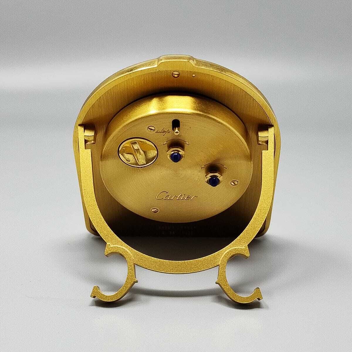 1980s Gorgeous Cartier Romane Alarm Clock Pendulette. Made In Swiss photo buy