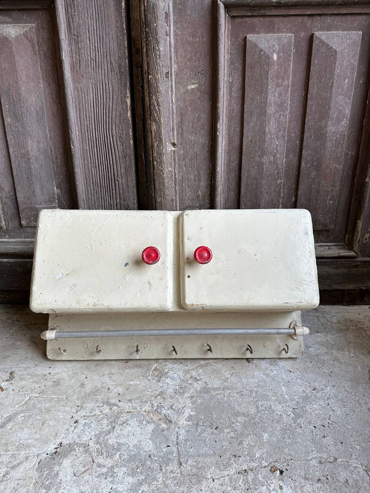 Cute Shabby Apothecary Bathroom Medical Cabinet Small Jewelry Box Mini Chest Herb Cupboard Tea Up Cycle Organize Trinket Hand Made Primitive