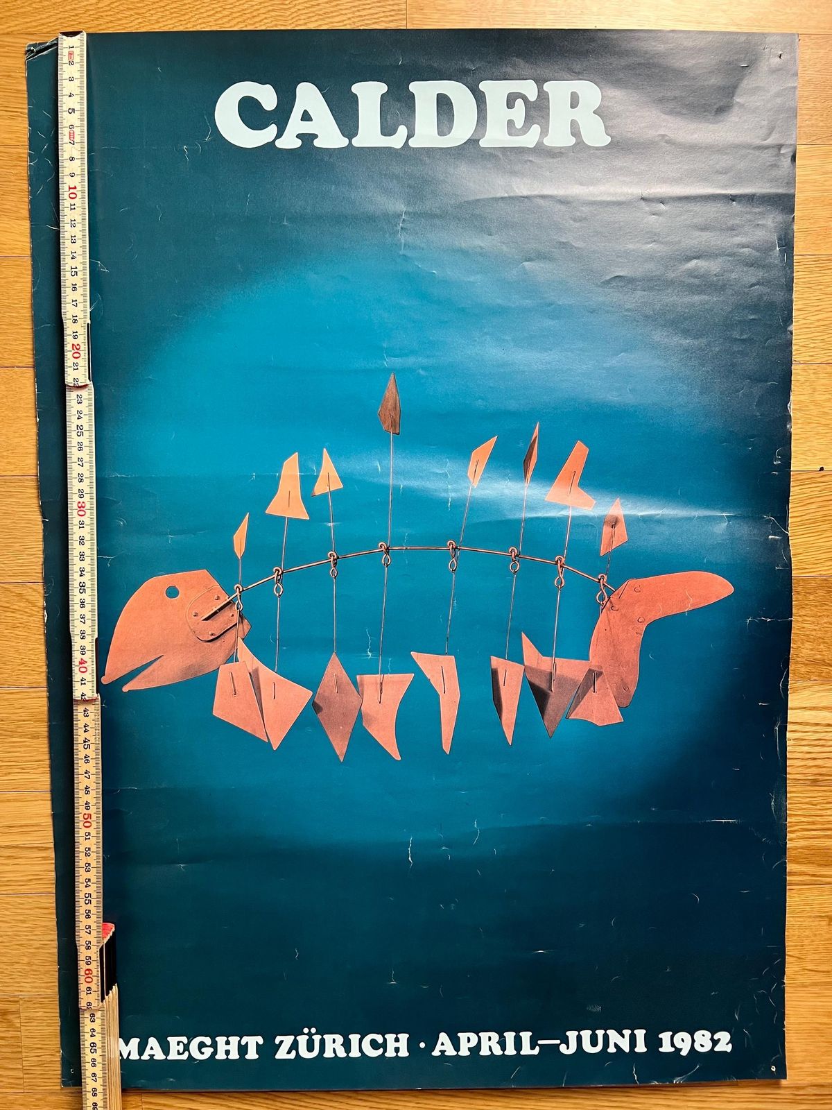 photo furniture Original 1982 Alexander Calder Art Exhibition Poster – Gallery Maeght Zurich – Rare Vintage Collectible