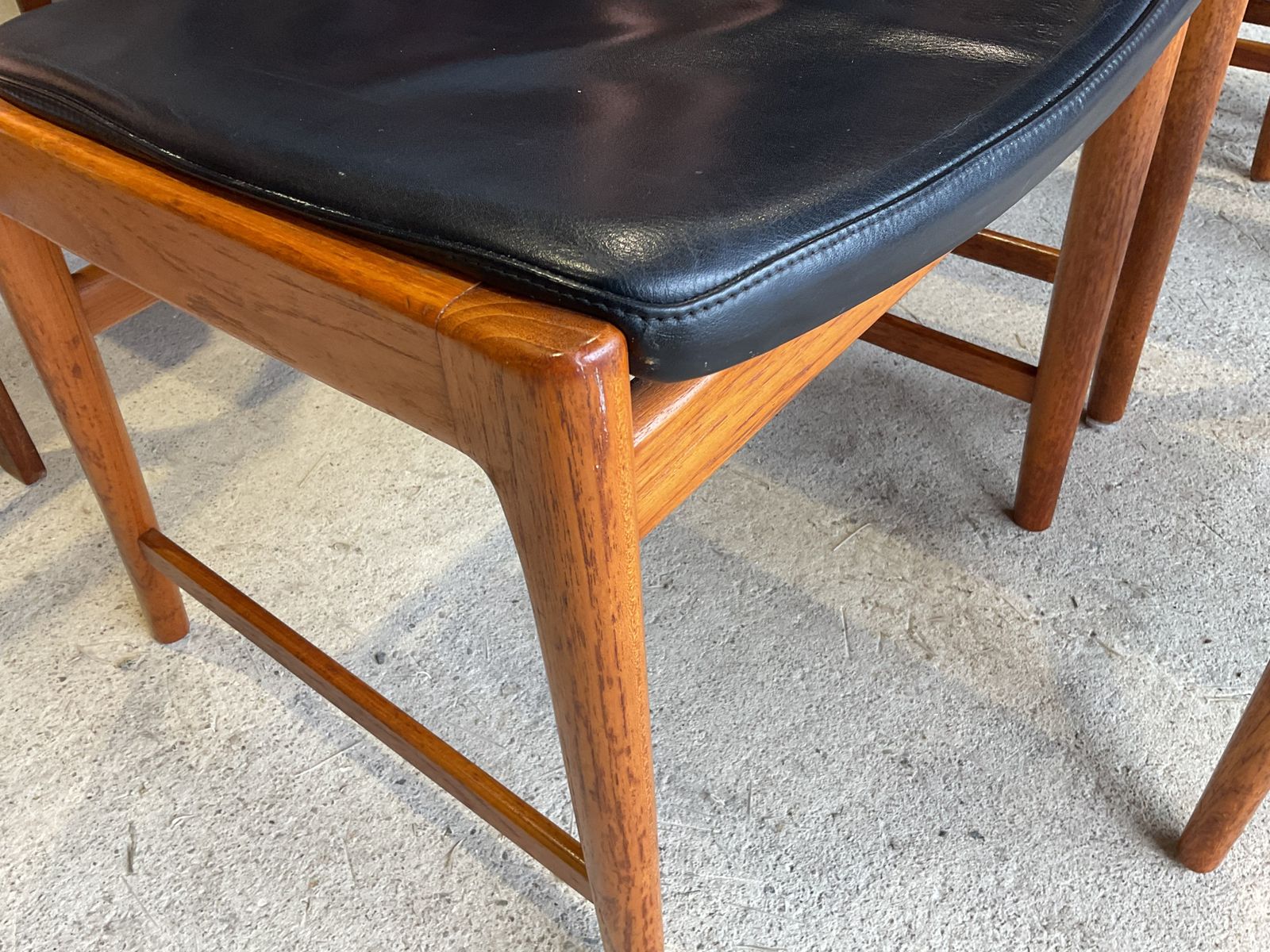 Furniture Kai Lyngfeldt Larsen Danish Dining Chairs Set Of 6 In Mid Century Style photo