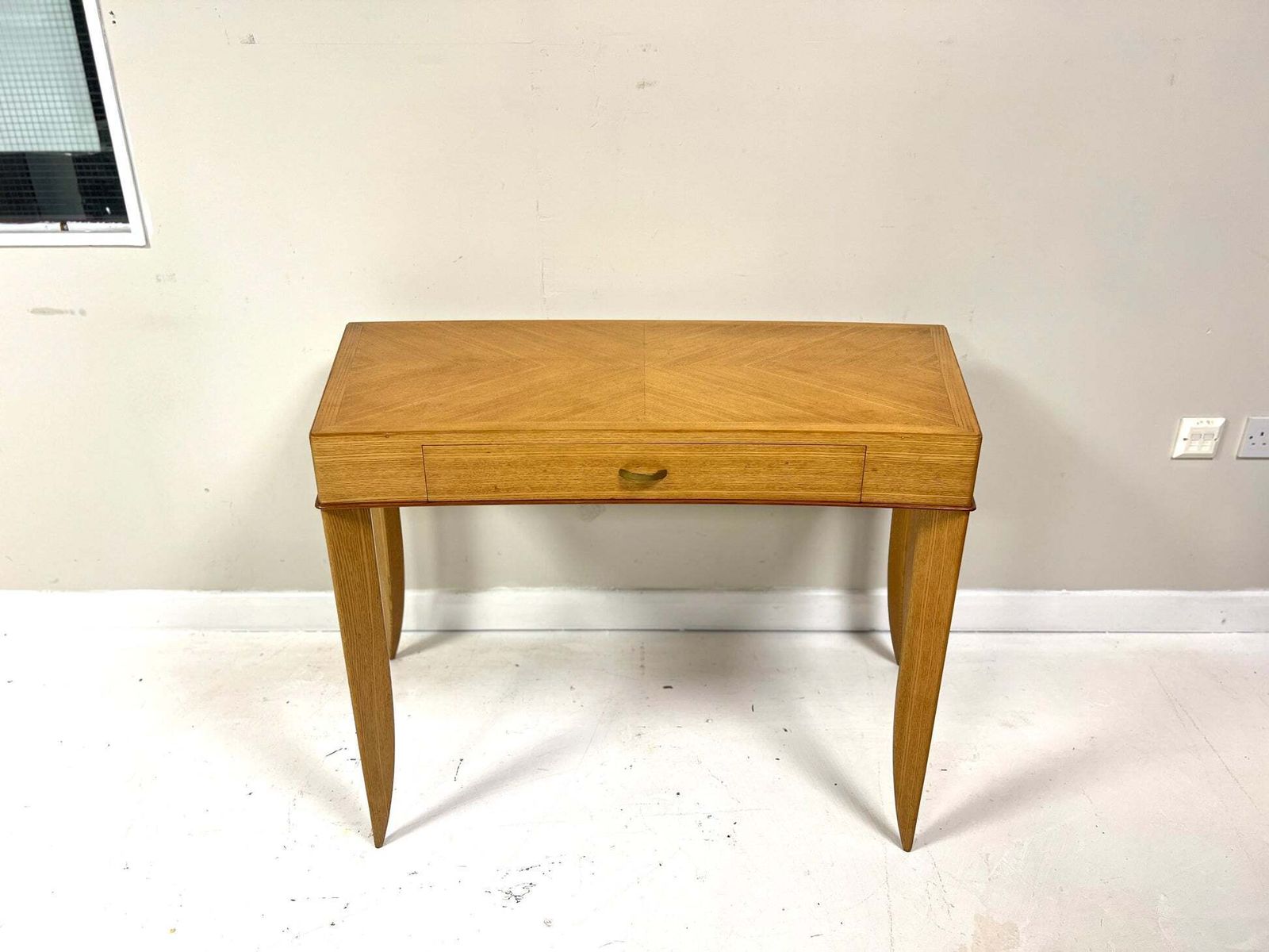 Attributed To Maison Dominique, French Sycamore Desk photo Furniture
