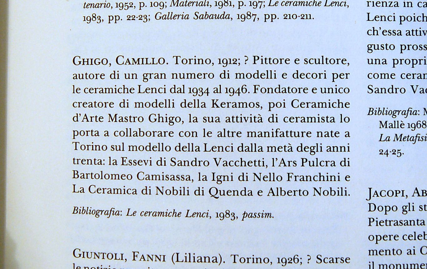 photo buy Lenci Torino Mod. " Madonna Del Tetto " N. 961 / Camillo Ghigo