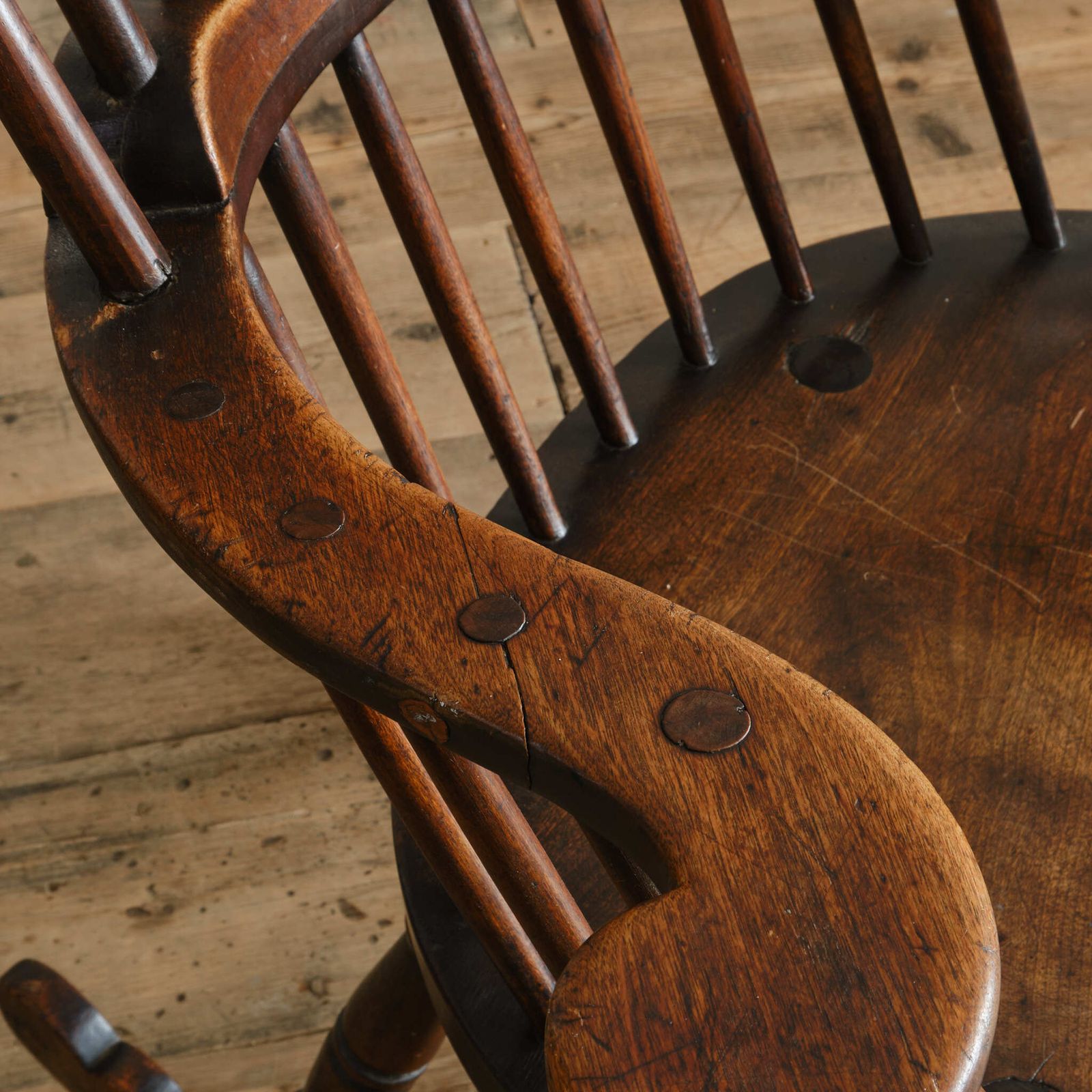 photo for sale Late 18th Century Thames Valley Rocking Windsor Chair